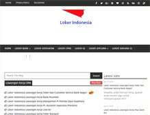 Tablet Screenshot of lokerindonesia.info